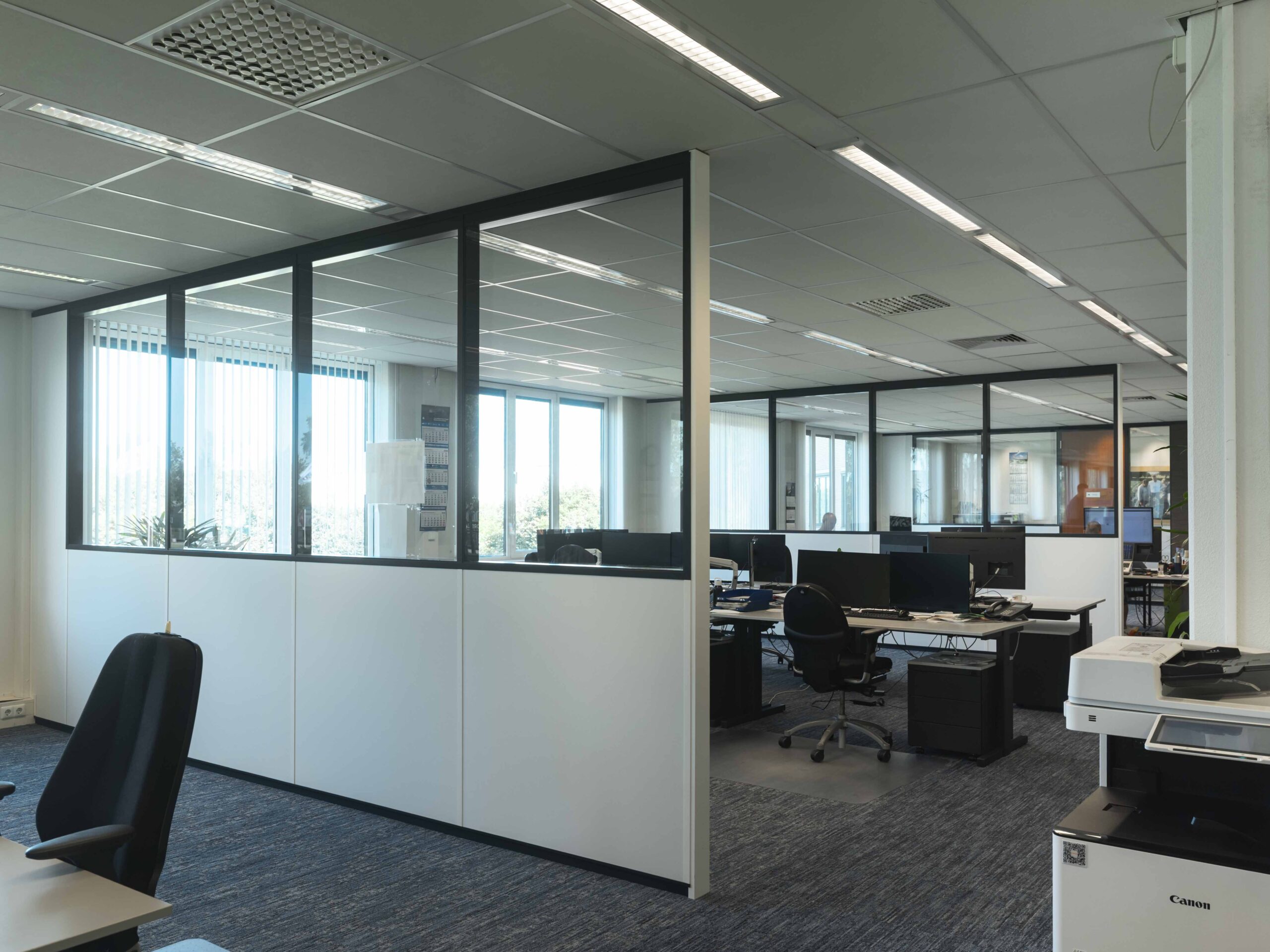 Intermontage Agrico Emmeloord halfhoge systeemwand 2