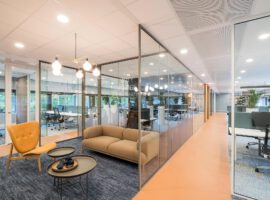 Arnhem QServe Glaswanden Plafonds Interieur Intermontage quub