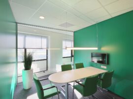 I-Cube Intermontage Transparante Unit Privacy Glazen Kantoor