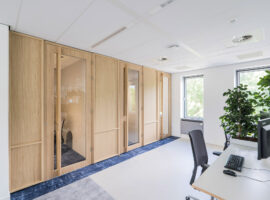 Utrecht Woodframe Twin Dubbele Glaswanden Kantoor Circulair Interieur Intermontage 007